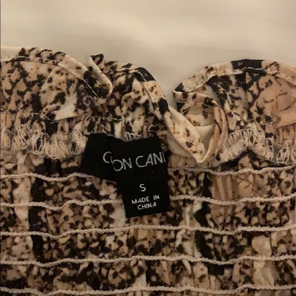 Brand cotton candy snake print tank top - Picture 2 of 2